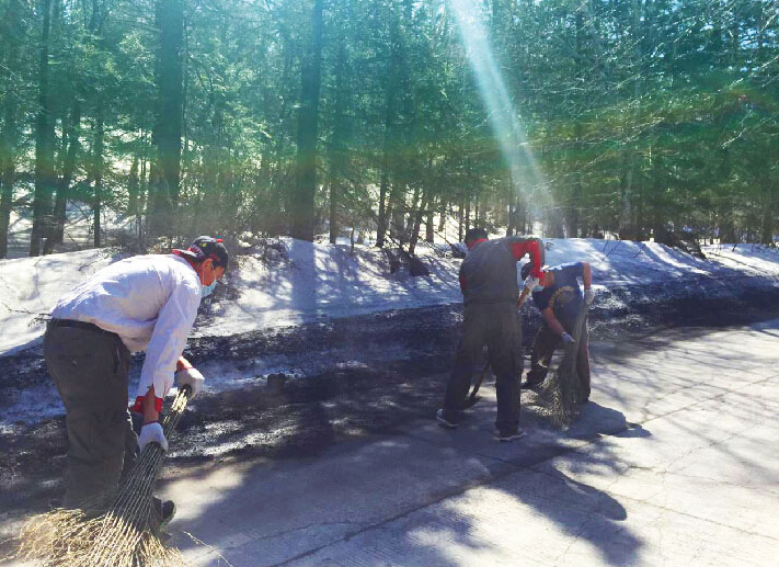 長(zhǎng)白山上的掃路人