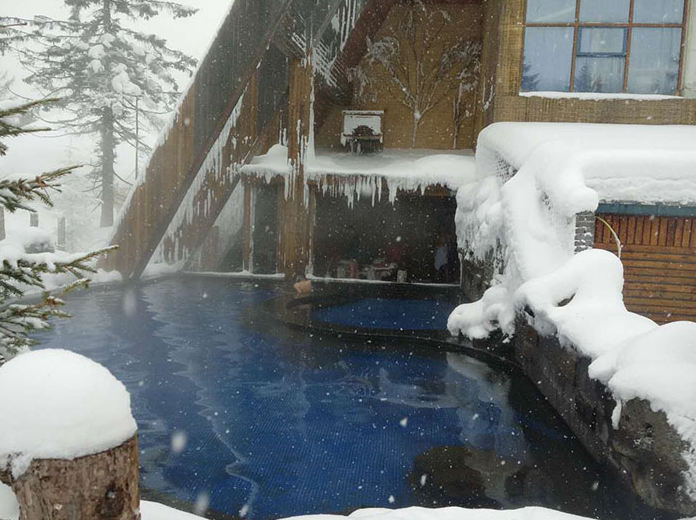 長白山西景區(qū)員工湯池竣工使用